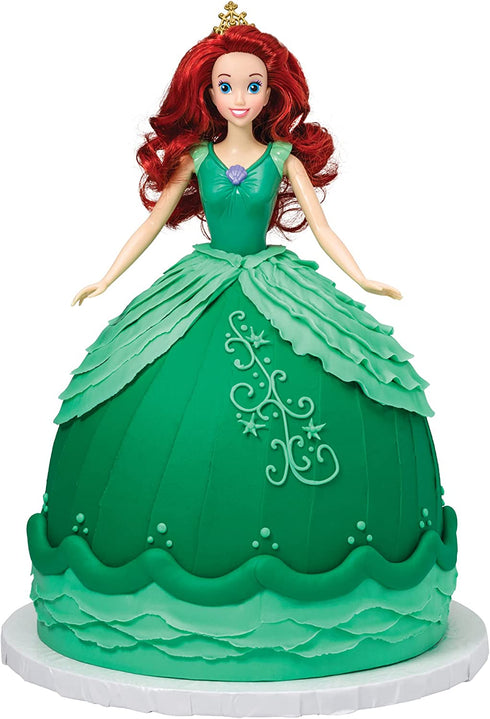 DecoPac Disney Princess Doll Signature Cake DecoSet Cake Topper, Ariel, 11"