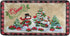Winter Snowman Kitchen Rug Christmas Tree Gift Plaid Floor Comfort Mats Bath Rugs Entryway Welcome Non Slip Area Rug for Bedroom Living Room Doormats Home Decor 39" X 20"