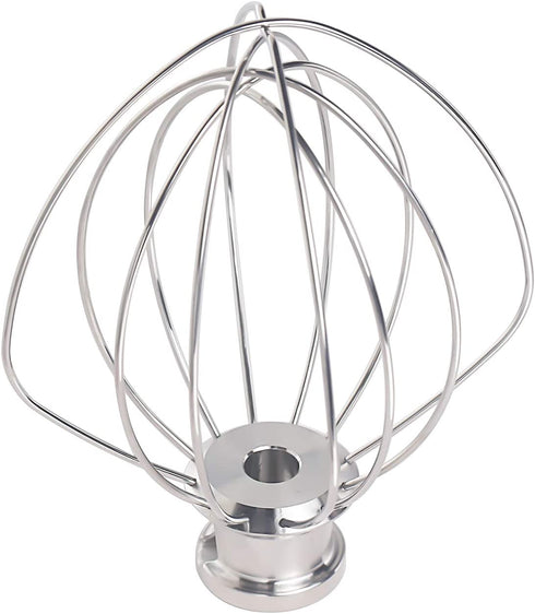 K45WW 6-Wire Whip Attachment Fits KitchenAid Tilt-Head Stand Mixer,Dishwasher Washable 304(18/8)Stainless Steel,Egg Heavy Cream Cakes Mayonnaise Whisk