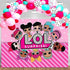 128 Pieces Surprise Party Balloons Garland Arch Kit Decorations Supplies - 12" 5" Rose Red Pink Blue White Polka Dots Latex Balloon Confetti Balloons for Kids Baby Shower Girls Boys LOL Birthday Party