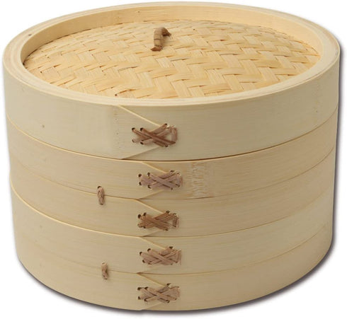 Joyce Chen Steamer, Bamboo, Tan