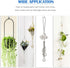 Glarks 10 Sets/40Pcs 1.5 Inch Heavy Duty Swag Hook Ceiling Hook with Steel Bolts and Toggle Wings for Ceiling Installation Cavity Wall Fixing, White Enamel Finish