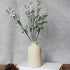 HY&GH Small Ceramic Vase Set of 2 ,Frosted Ceramic Flower vases , 5.7 inch, 5 inch H Tall, Modern Faux Floral Vase, Distressed Décor for Rustic Home, Wedding Centerpiece, Housewarming