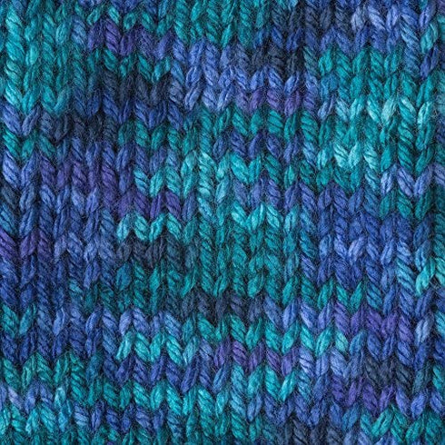 Caron Simply Soft Paints Yarn (4) Medium Worsted Gauge 100% Acrylic - 5oz - Oceana - Machine Wash & Dry