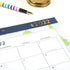2022 Desk Calendar Simplified by Emily Ley for AT-A-GLANCE, Monthly Desk Pad, 17-3/4" x 11", Compact, Carolina Hydrangeas (EL74-705-22)