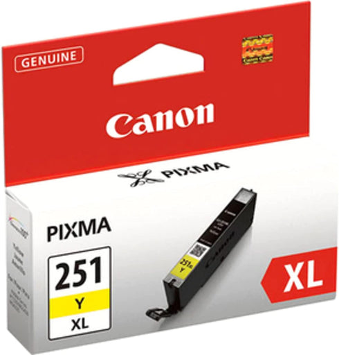 Canon CLI-251XL Yellow Compatible to iP7220,iX6820,MG5420,MG5520/MG6420,MG5620/MG6620,MX922/MX722,iP8720,MG6320,MG7120,MG7520 Printers