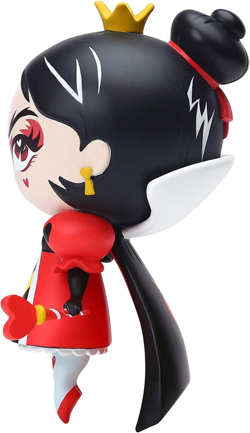 Enesco World of Miss Mindy Disney Villains Alice in Wonderland Queen of Hearts Figurine, 7 Inch, Multicolor