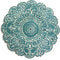 Stratton Home Décor S11564 Small Medallion Wall Décor, 13.00 W X 0.50 D X 13.00 H, Blue