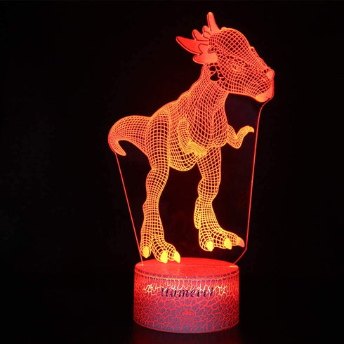 Dinosaur Toy 3D Night Lights for Kids Dino Illusion Lamp Christmas Gift Birthday Boys 7 Color