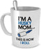 DogsMakeMeHappy Printed Coffee Mug - Husky Mom Coffee Mug