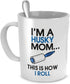 DogsMakeMeHappy Printed Coffee Mug - Husky Mom Coffee Mug