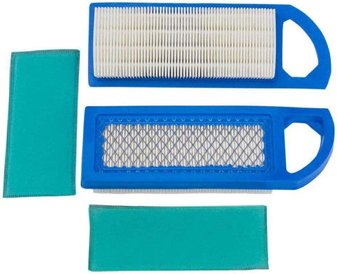 HEYZLASS 2 Pack 698083 697153 Air Filters with Pre Filter, Compatible with John Deere GY20573 Craftsman Lawn Mower Air Filter