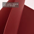 FYIN-HONG Leather Placemats Set of 6, Premium Quality Heat Resistant Faux Leather Placemat, Waterproof Wipeable Dining Table Mats Easy to Clean for Kitchen Dining Eating Indoor & Outdoor, Burgundy Red