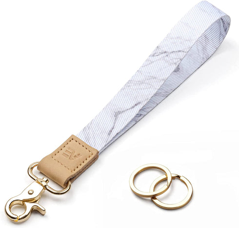 EcoVision Keychain Lanyard for Keys, Wristlet Key Chain for Women, Key Holder Lanyards with 2 keyrings