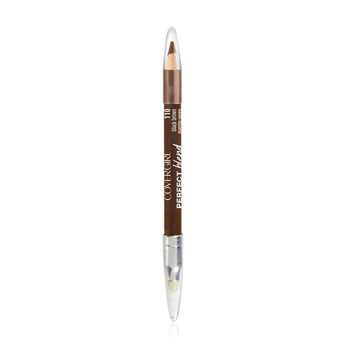 COVERGIRL Perfect Blend Eyeliner Pencil, Black Brown, 1 Count, .03 Oz, Eyeliner Pencil with Blending Tip For Precise or Smudged Look (Packaging May Vary)