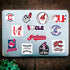Stickers Pack Cleveland Vinyl Indians Aesthetic Stickers Pack of 40 pcs