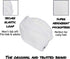 Turbie Twist Microfiber Hair Towel Wrap for Women and Men | 2 Pack | Bathroom Essential Accessories | Quick Dry Hair Turban for Drying Curly, Long & Thick Hair (White, White)