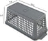 Doryh Plastic Baskets for Organizing, Grey, Set of 4