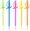 True Spear Appetizer Picks, Mini Sword Toothpicks, Party Supplies, Multicolor, Food-Safe Plastic, Set of 50