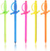 True Spear Appetizer Picks, Mini Sword Toothpicks, Party Supplies, Multicolor, Food-Safe Plastic, Set of 50