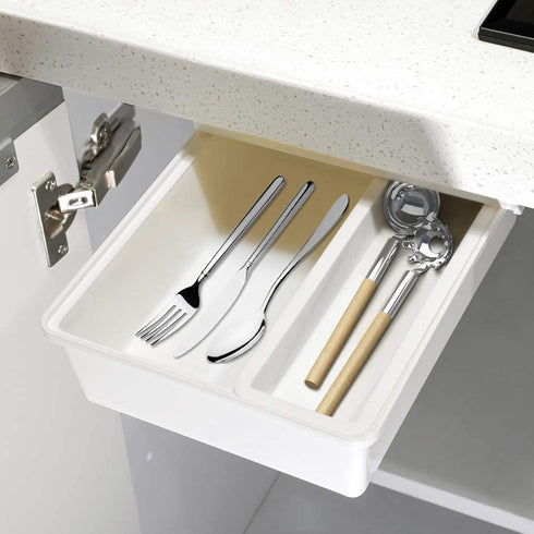 Under Desk Drawer Self Adhesive Hidden Under Desk Storage Drawers Desk Organizer Hanging Under Table Pencil Slide Out Holder Tray under Standing Desk Shelf
