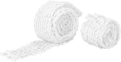 Cabilock 2pcs Meat Netting Roll Ham Sock Elastic Netting Meat Butcher Twine Net Meat Netting Roll (1m/3m Each 1pc)