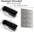 Shower Caddy Wall Mounted 2 Pack Bathroom Organizer Shelves Adhesive Hooks 2PCS (+2PCS Backup), Shower Organiser Corner Bathtub Storage Basket Rack Shelf Bath Holder No Drilling Kitchen Spice Rack