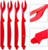 Crab Crackers and Tools - 4 Lobster Crackers, 4 Lobster Forks, 4 Seafood Forks, 4 Butter Cups, 4 Wooden Crab Mallets, 4 Lobster Bibs