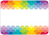 CTP Painted Palette Rainbow Scallops Labels/Name Tags, Set of 36, 3.5 x 2.5 Each (Creative Teaching Press 4821)