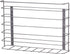 Household Essentials 1229-1 Tall Basket Door Mount Cabinet Organizer | Mounts to Solid Cabinet Doors or Walls