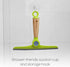 Full Circle Wipe Out Pivoting Shower Squeegee with Hanging Hook, 2 Piece, White