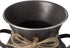 HIDERLYS 7.5" High Rustic Decorative Vase with Greetings and Rope Design, Metal Milk Can Country Jug for Living Room, Bedroom, Kitchen(Family)
