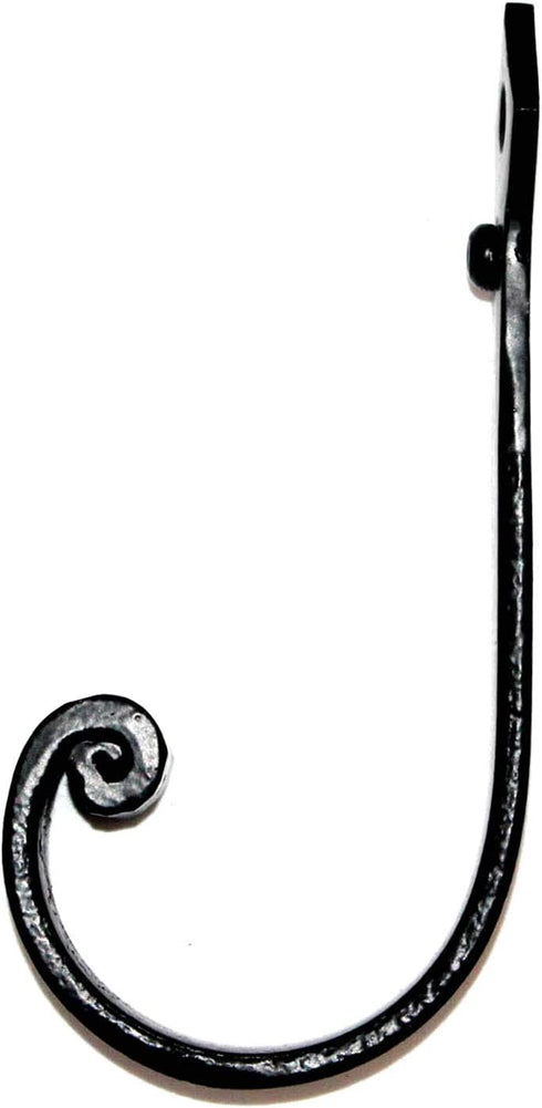 Hand Forged Curved Pointed Single Hook