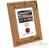 KATE POSH So There is This Girl, She Kinda Stole My Heart, She Calls me Daddy Natural Engraved Wood Photo Frame, Father Daughter Gifts, Father's Day, Best Dad Ever, New Baby, New Dad (4x6 Vertical)