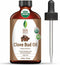 SVA ORGANICS Clove Bud Essential Oil 4 Oz Organic USDA 100% Pure Natural Undiluted Premium Therapeutic Grade Oil For Skin, Teeth, Diffuser, Aromatherapy