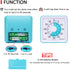 Ainowes Visual Timer, 60-Minute Silent Countdown Timer for Kids and Adults,Time Management Tool for Kitchen, Classroom,Self-Study, No Loud Ticking (Blue)