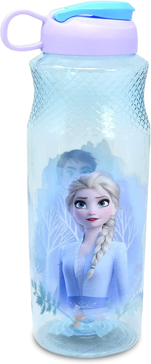 Walt Disney Studio Disney Frozen Lunch Bag Bundle For Girls, Kids ~ Frozen Lunch Box Set Featuring Anna And Elsa With Water Bottle, Frozen Bookmark, Stickers, And More (Frozen School Supplies)