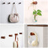 COCOYA 6Pack Wood Hooks for Wall, Minimalist Walnut Peg Easy to Install Natural Cute Mid Century Modern Small Simple Rustic Entryway Decor, for Hanging Hat Cap Backpack Bag Coat
