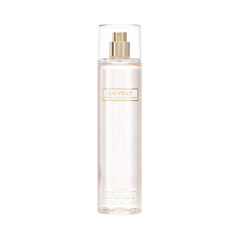 Lovely by SJP Body Mist - A Timeless, Floral Woody Body Spray Fragrance for Women - Fresh Mandarin, Bergamot, Lavender, and Apple Perfume Blend - Vibrant, Long Lasting Scent - 8 Oz
