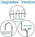 KLEVERISE 4 Pack Space Saving Hangers - 12 Slots Stainless Steel Clothes Hangers Magic Cascading Hangers - Clothing Closet Space Saving Storage Organizers