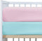 Crib Sheets Girl 2 Pack Set, Pink and Aqua Fitted Crib Sheets Set for Boys and Girls, Soft Baby Sheets for Crib? Size 28 x 52 inches, with 8 Inches Pocket, Fits Standard Crib & Toddler Mattress