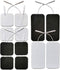 TENS Unit Replacement Pads - Compatible with AUVON and TENS 7000 Unit - Durable Self-Adhesive Electrodes Pads Combo 12 Pcs 2"X 2" and 2"X 4", Latex-Free for Lower Back and Multiple Pain Relief