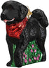 Old World Christmas Ornaments Black Doodle Dog Glass Blown Ornaments for Christmas Tree