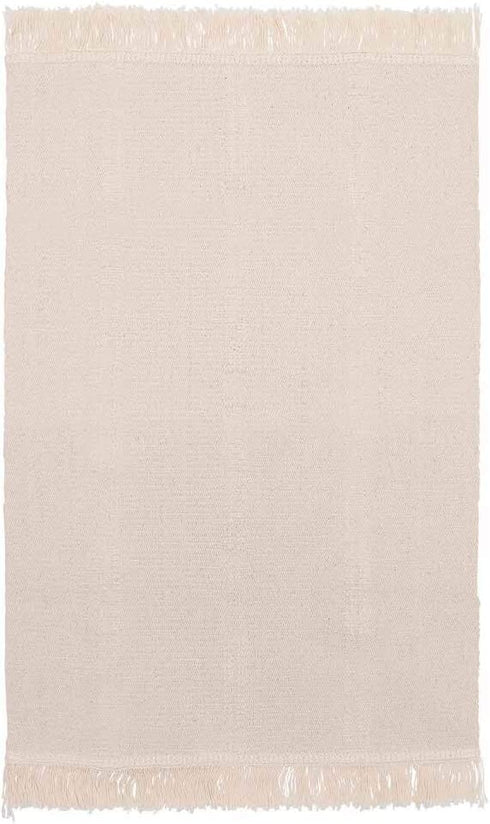 SORTSO Rug flatwoven Unbleached (21.7x33.5 inch) 55x85 cm