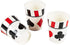 Casino Party Bundle, Includes Plates, Napkins, Cups, and Cutlery (24 Guests,144 Pieces)