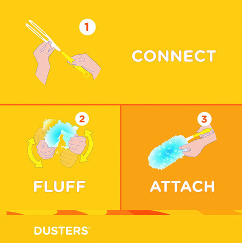 Swiffer Unscented Duster Kit, Blue, Yellow (11804CT)