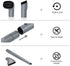 LANMU Crevice Tool and Dust Brush Compatible with Shark Navigator Lift-Away Vacuum Cleaner Models NV350, NV352, NV355, NV356E, Compare to Part No.112FFJ