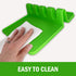 C.I.H. Collapsible Strainer | Collapsible Colander for Kitchen | 3 Piece Green Set | Large Over the Sink Strainer with Extendable Handles | Small Rectangular Strainer | Heat Resistant Utensil Rest