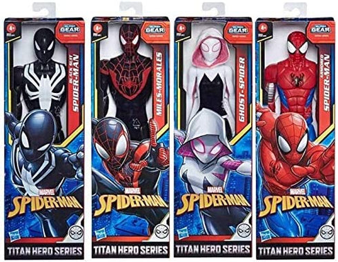 Spider-Man Marvel Titan Hero Series Mile Morales 12"-Scale Super Hero Action Figure Toy Great Kids for Ages 4 & Up