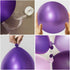 Nalwort Purple Balloon Kit 136PCS 18In 12In 5In Purple Macaron Purple Metallic Purple Balloon Arch Garland For Festival Picnic Family Engagement, Wedding, Birthday Party, Gold Theme Anniversary Celebration Decoration